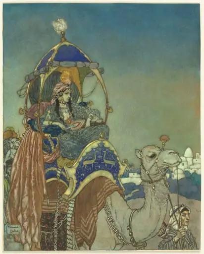 The Queen of Sheba, by Edmund Dulac