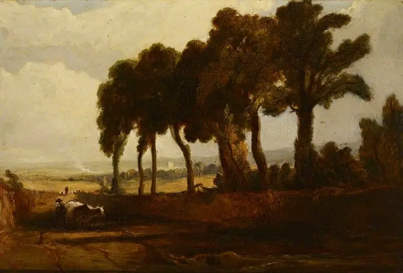 A Group of Trees at Grange, by Edmund Thornton Crawford