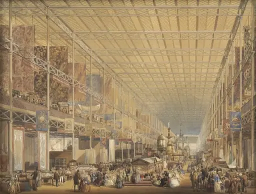 Interior of the Great Exhibition, by Edmund Walker