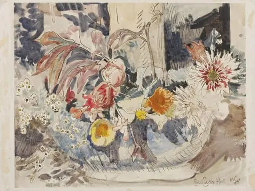 Flowers in a Bowl, by Edna Clarke Hall