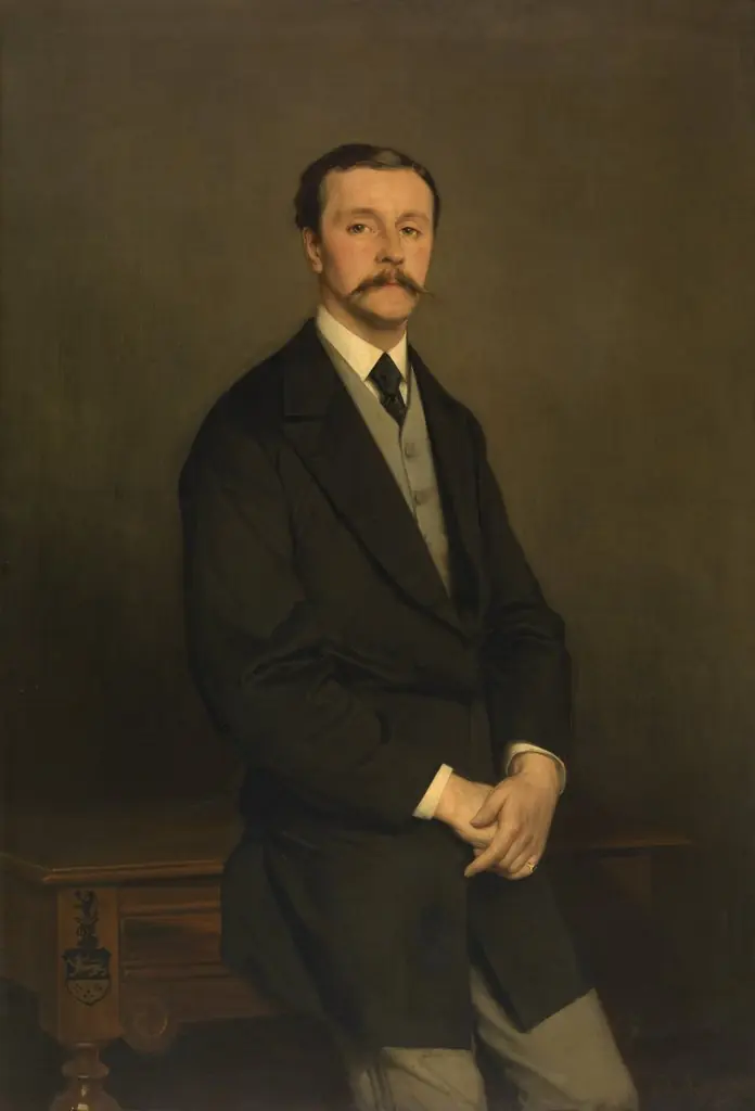 Portrait of a Man, by Edouard Agneessens