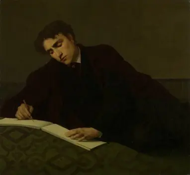 Portrait of the painter Isidore Verheyden