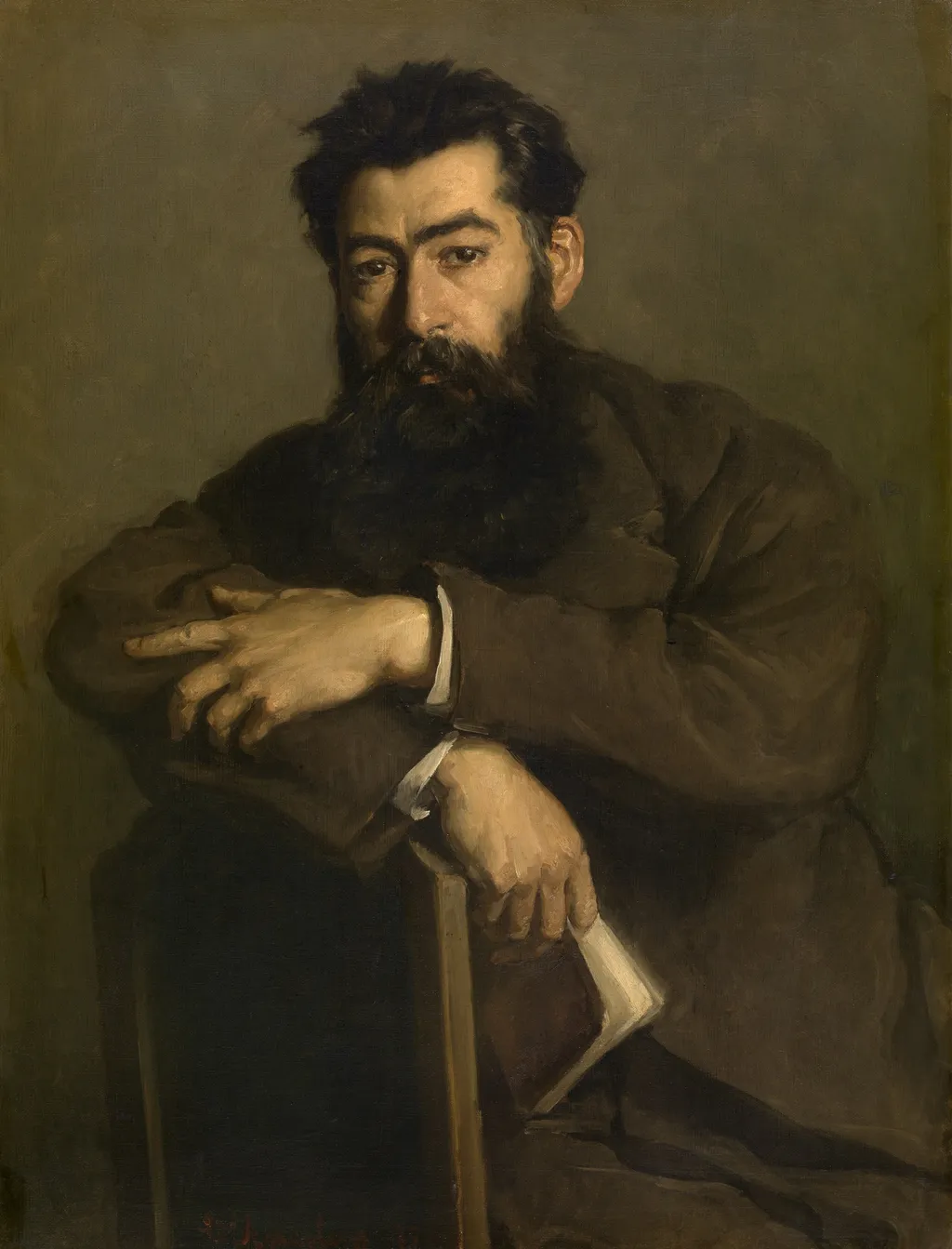 Professor Paul Errera, by Edouard Agneessens, oil, 1875
