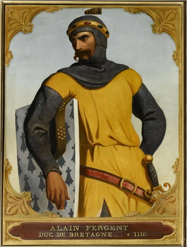 Alain IV de Bretagne, dit Fergent, duc de Bretagne, by Édouard Alexandre Odier