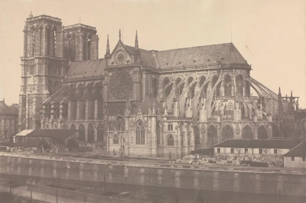 Notre-Dame, Paris, by Édouard Baldus, 1852