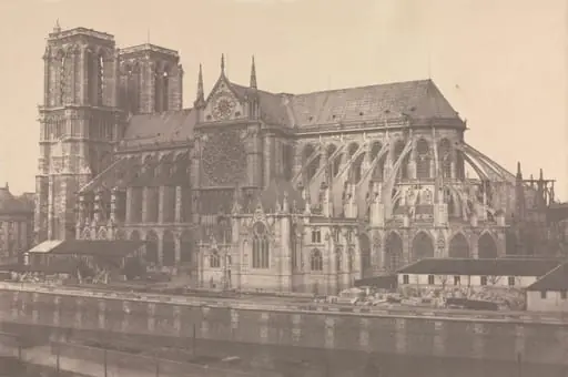 Notre-Dame, Paris, by Édouard Baldus