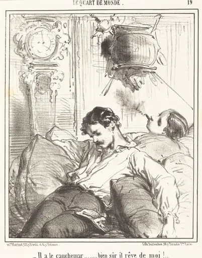 Il a le cauchemar..., by Édouard de Beaumont