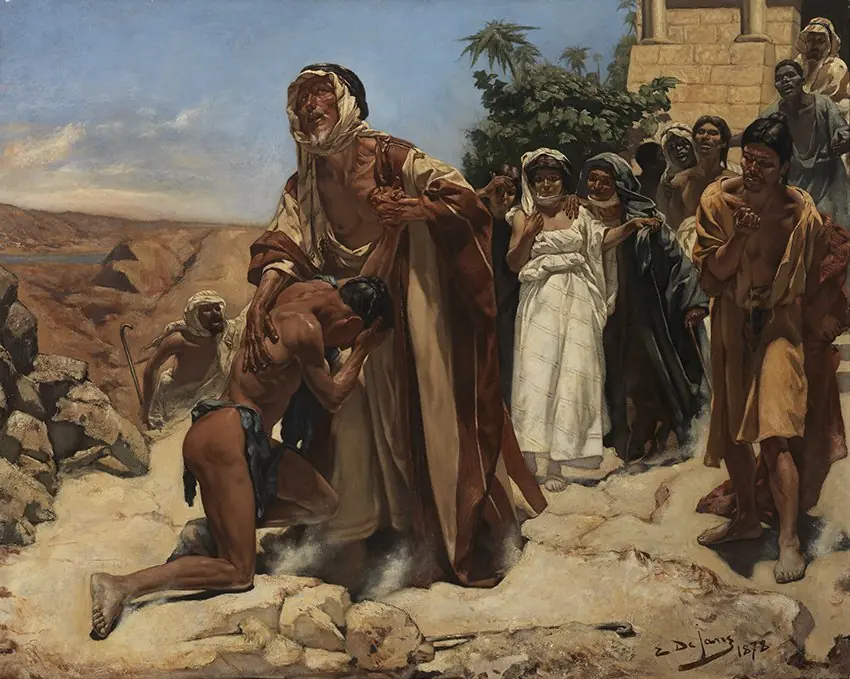 De thuiskomst van de verloren zoon, by Edouard de Jans