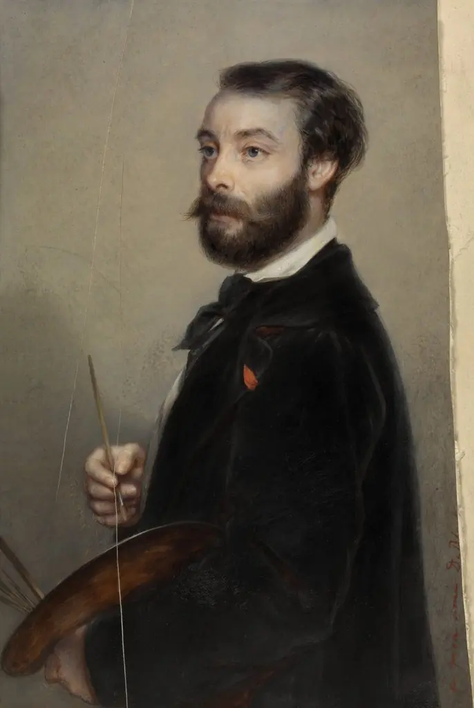 The Painter Eugène François De Block, by Edouard De Latour