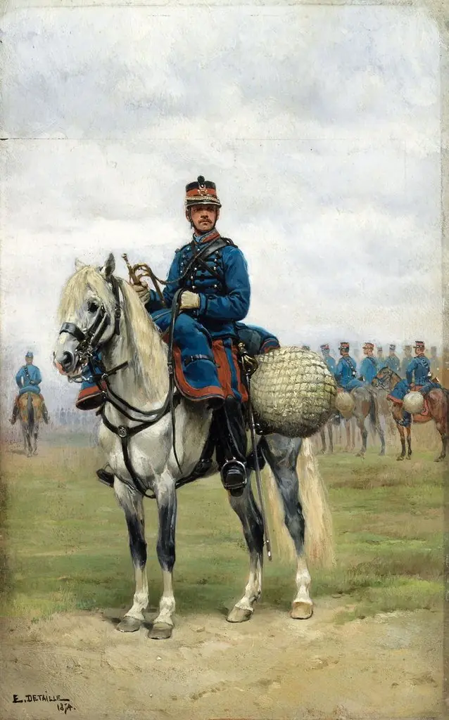 A Trumpeter on Horseback, by Édouard Detaille