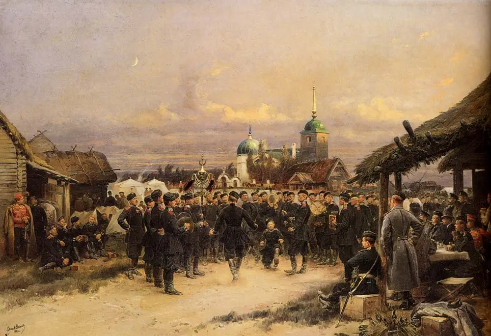 Singer of the 4th Rifle Battalion at Tsarskoe Selo, by Édouard Detaille