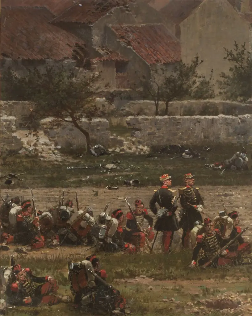 Soldiers at Rest (Panorama of the Battle of Rezonville) (Fragment), by Édouard Detaille
