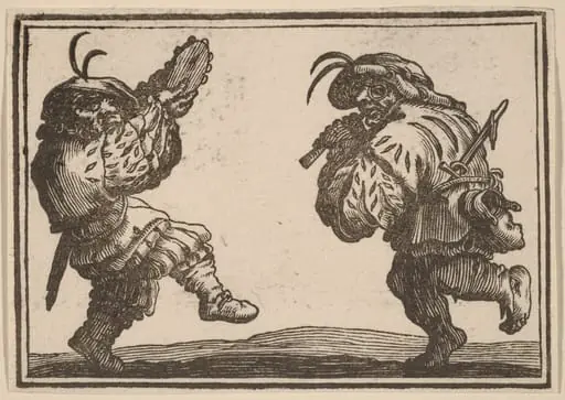 Dancers with Flute and Tambourine, by Edouard Eckman