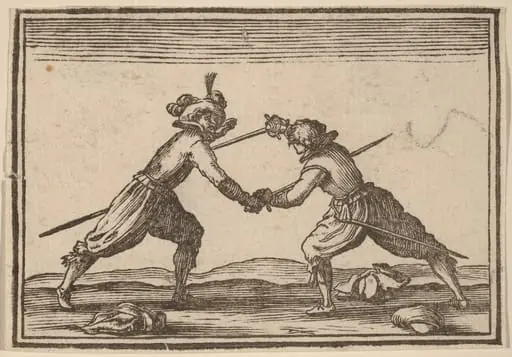 Duel with Swords, by Edouard Eckman