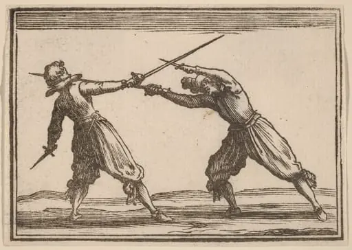 Duel with Swords and Daggers, by Edouard Eckman