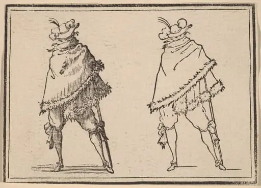 Gentleman Wrapped in his Mantle, by Edouard Eckman