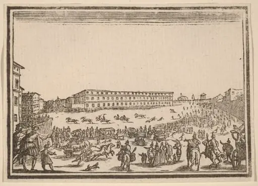 Piazza Presso alla Porta al Prato, by Edouard Eckman