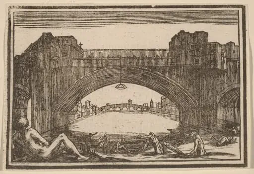 Ponte Vecchio, Florence, by Edouard Eckman