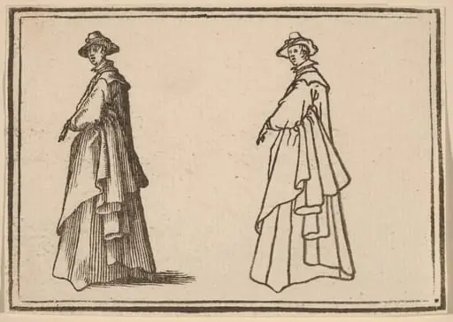 Standing Woman in a Great Coat