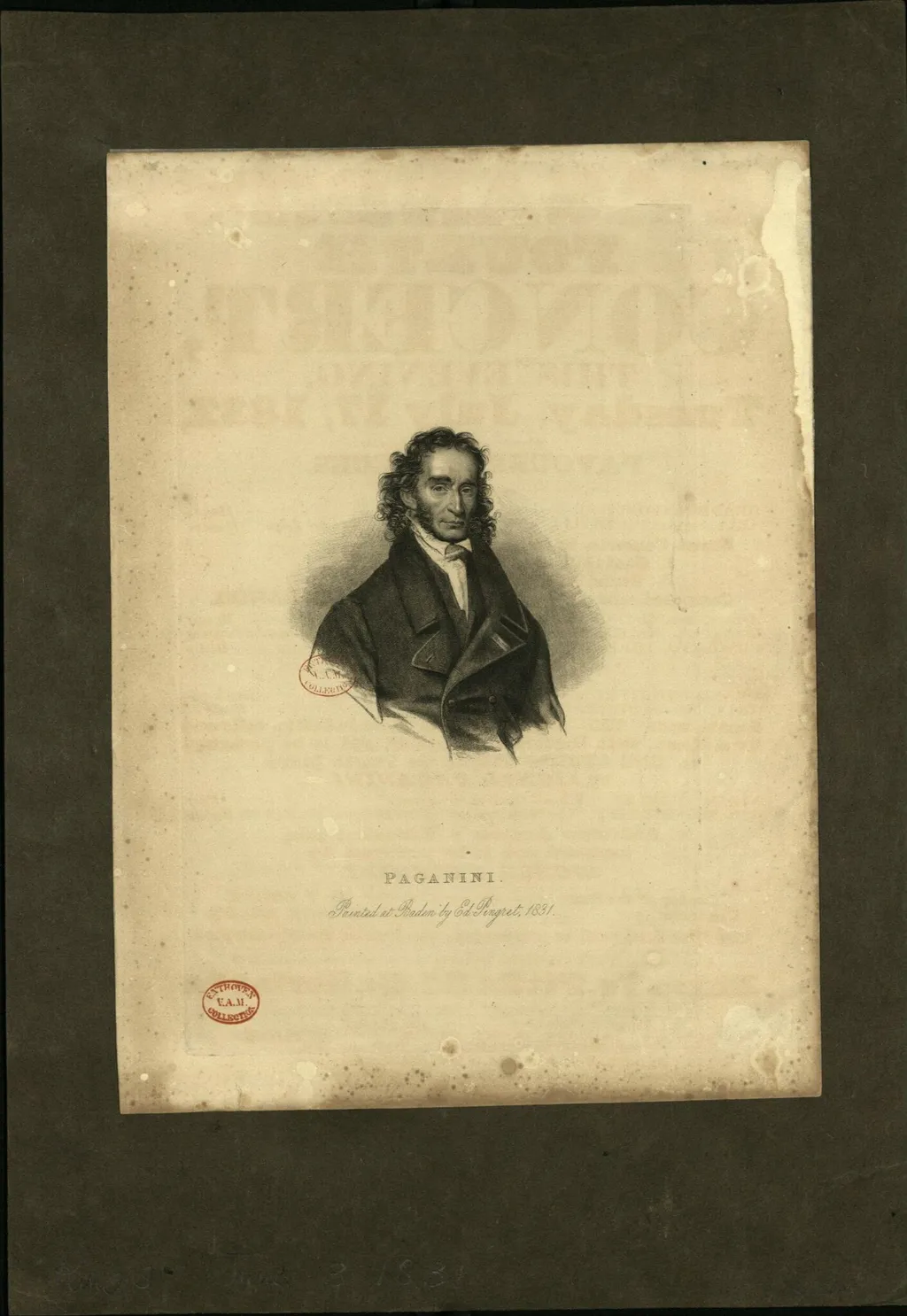 Print, by Edouard Edward Pingret, 1831
