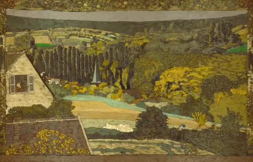 Landscape: Window Overlooking the Woods, by Édouard Jean Vuillard