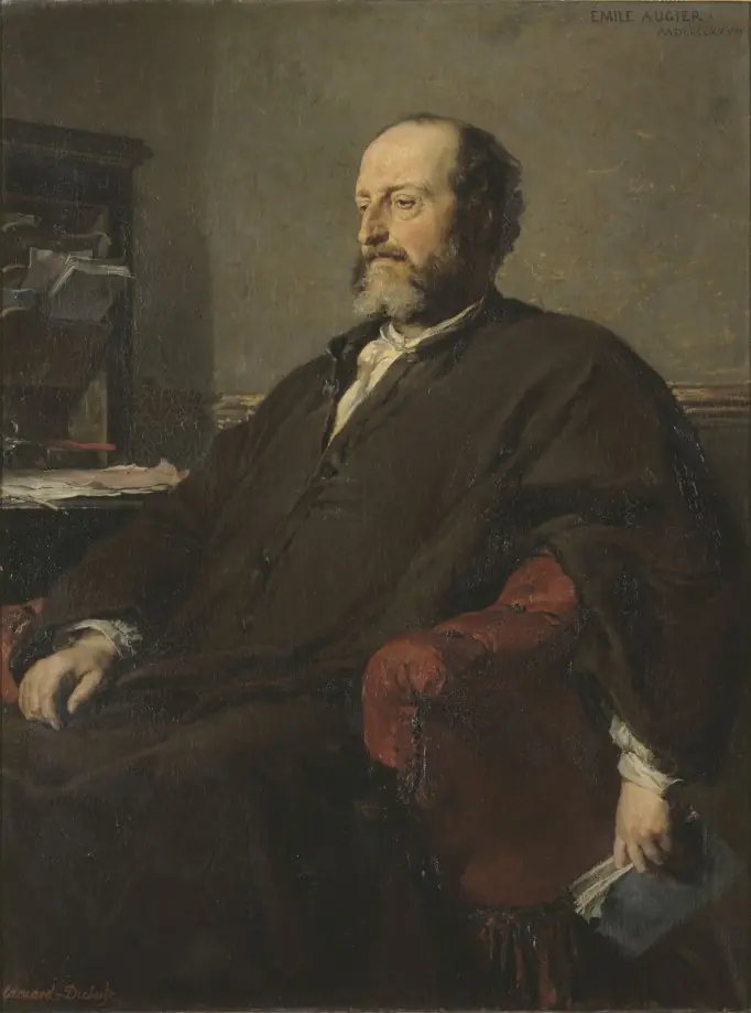 Portrait of Emile Augier, by Edouard Louis Dubufe