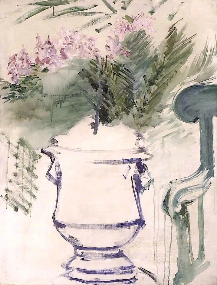 A Garden Urn, by Edouard Manet