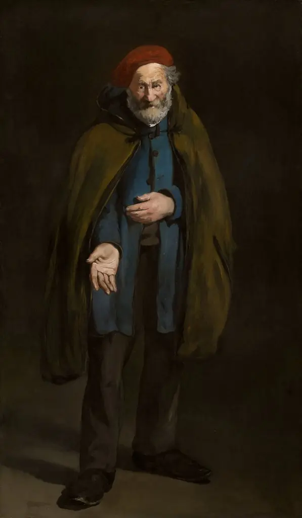 Beggar with a Duffle Coat (Philosopher), by Edouard Manet