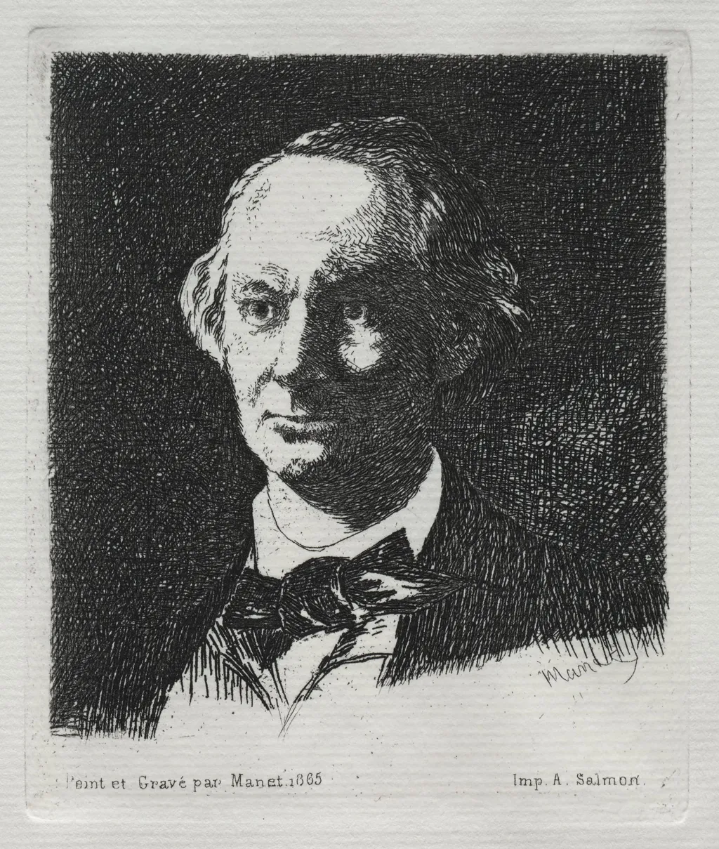 Charles Baudelaire, by Edouard Manet, 1869