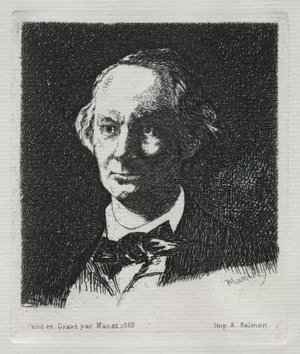 Charles Baudelaire, by Edouard Manet