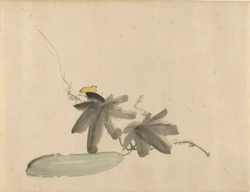 Cucumber with Leaves, by Edouard Manet