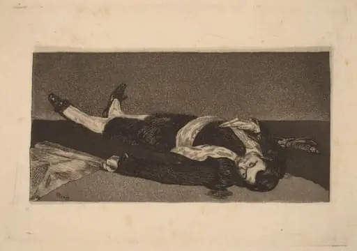 Dead Toreador (Torero mort), by Edouard Manet