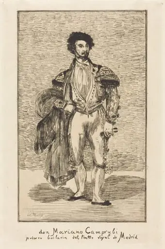 Don Mariano Camprubi (Le Bailarin), by Edouard Manet