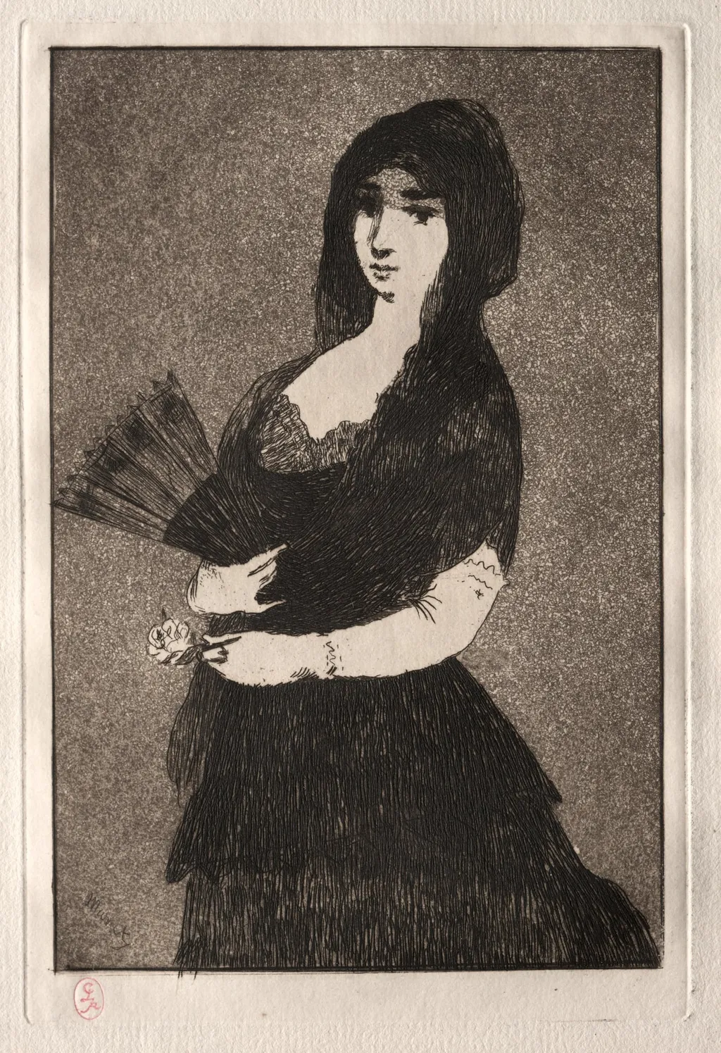 Exotic Flower (Fleur exotique), by Edouard Manet, 1868