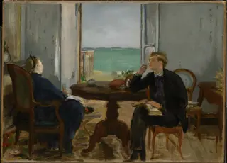 Interior at Arcachon, by Édouard Manet, 1871