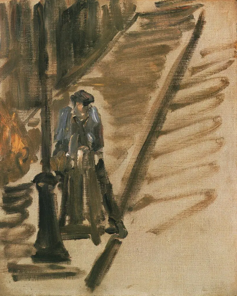 Knife Grinder, Rue Mosnier, by Edouard Manet