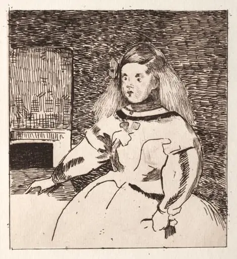 L'infante Marguerite, by Edouard Manet