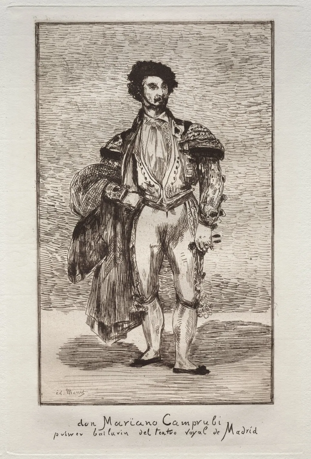 Le Bailarin ( Don Mariano Camprubi ), by Edouard Manet, 1862