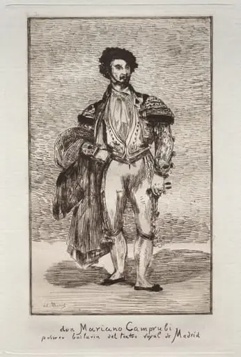 Le Bailarin ( Don Mariano Camprubi ), by Edouard Manet