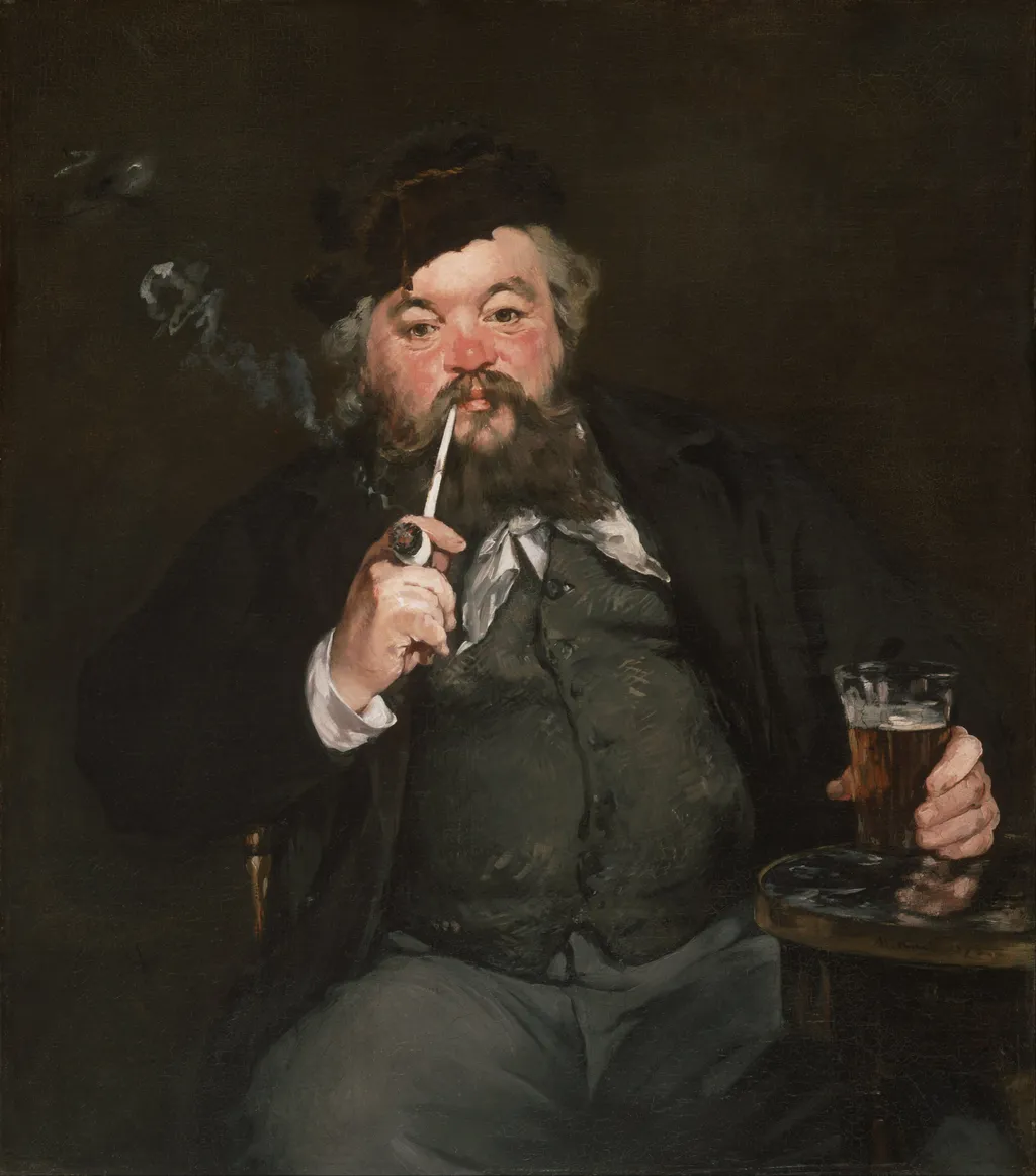 Le Bon Bock, by Edouard Manet, oil, 1873