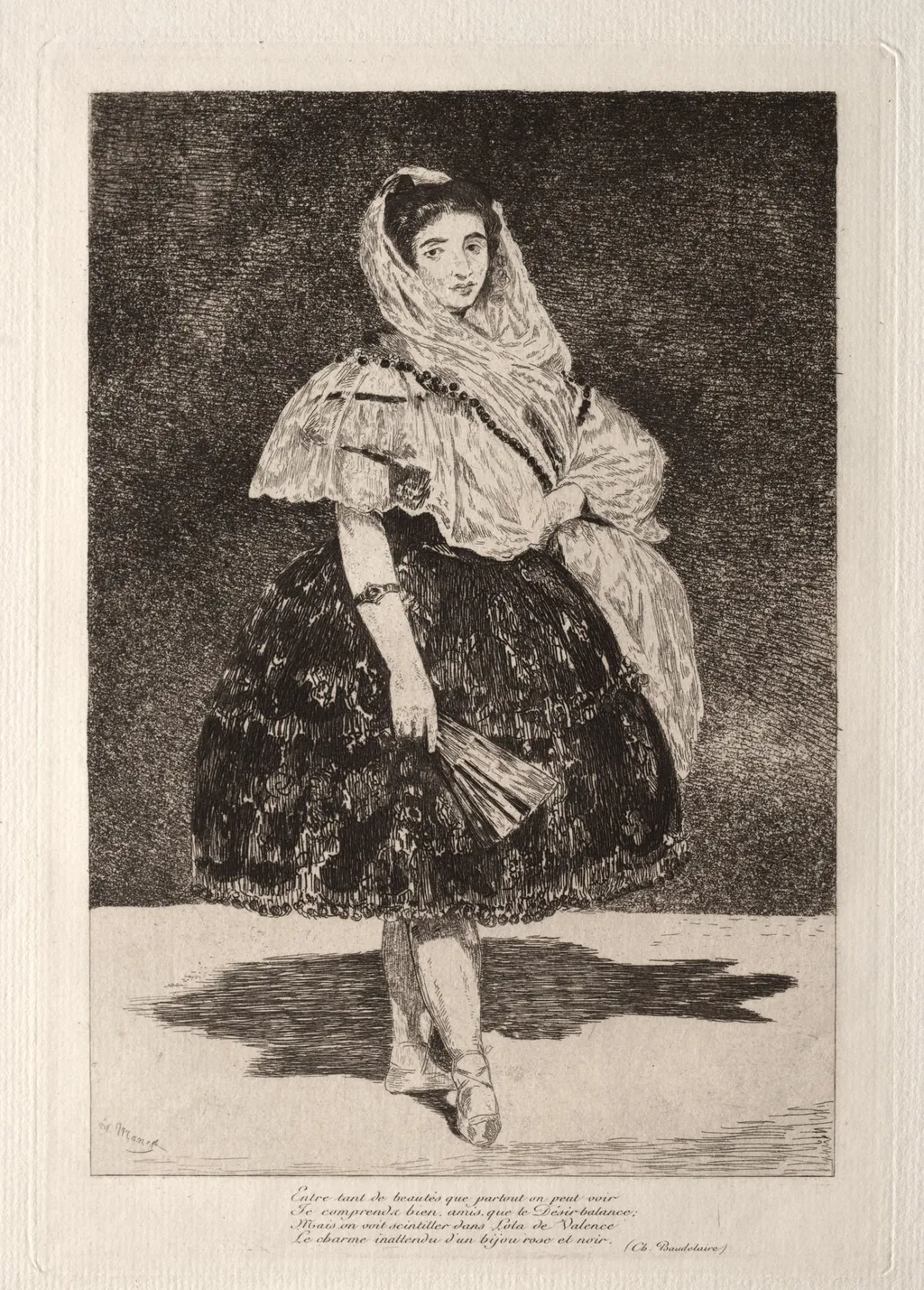 Lola de Valence, by Edouard Manet, 1862