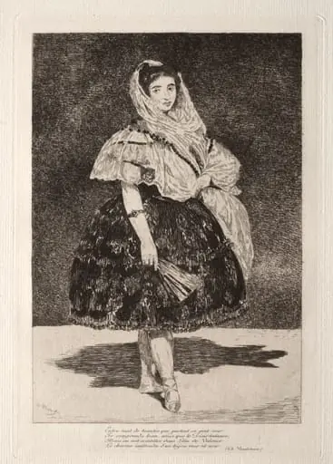 Lola de Valence, by Edouard Manet