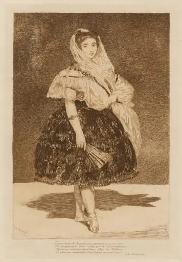 Lola de Valence, by Edouard Manet