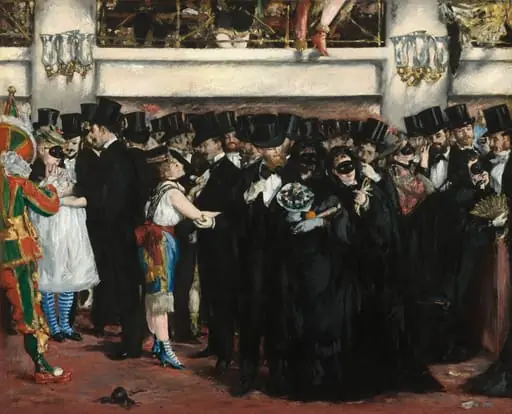 Masked Ball at the Opera, by Edouard Manet