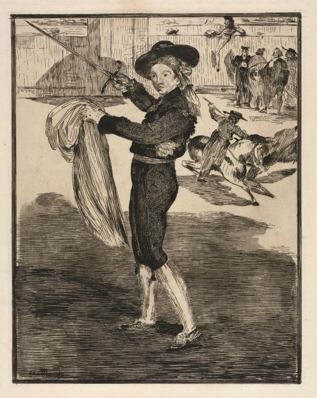 Mlle. Victorine in the Costume of an Espada, by Edouard Manet, 1862