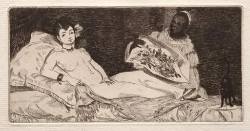 Olympia, by Edouard Manet