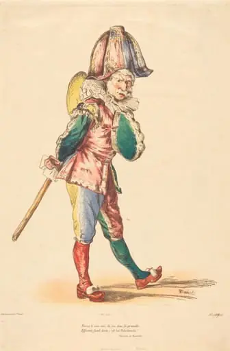 Polichinelle, by Edouard Manet