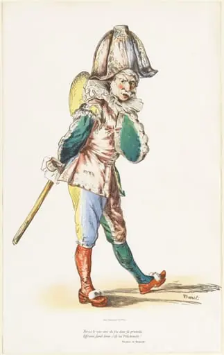 Polichinelle, by Edouard Manet
