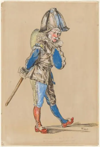 Polichinelle, by Edouard Manet