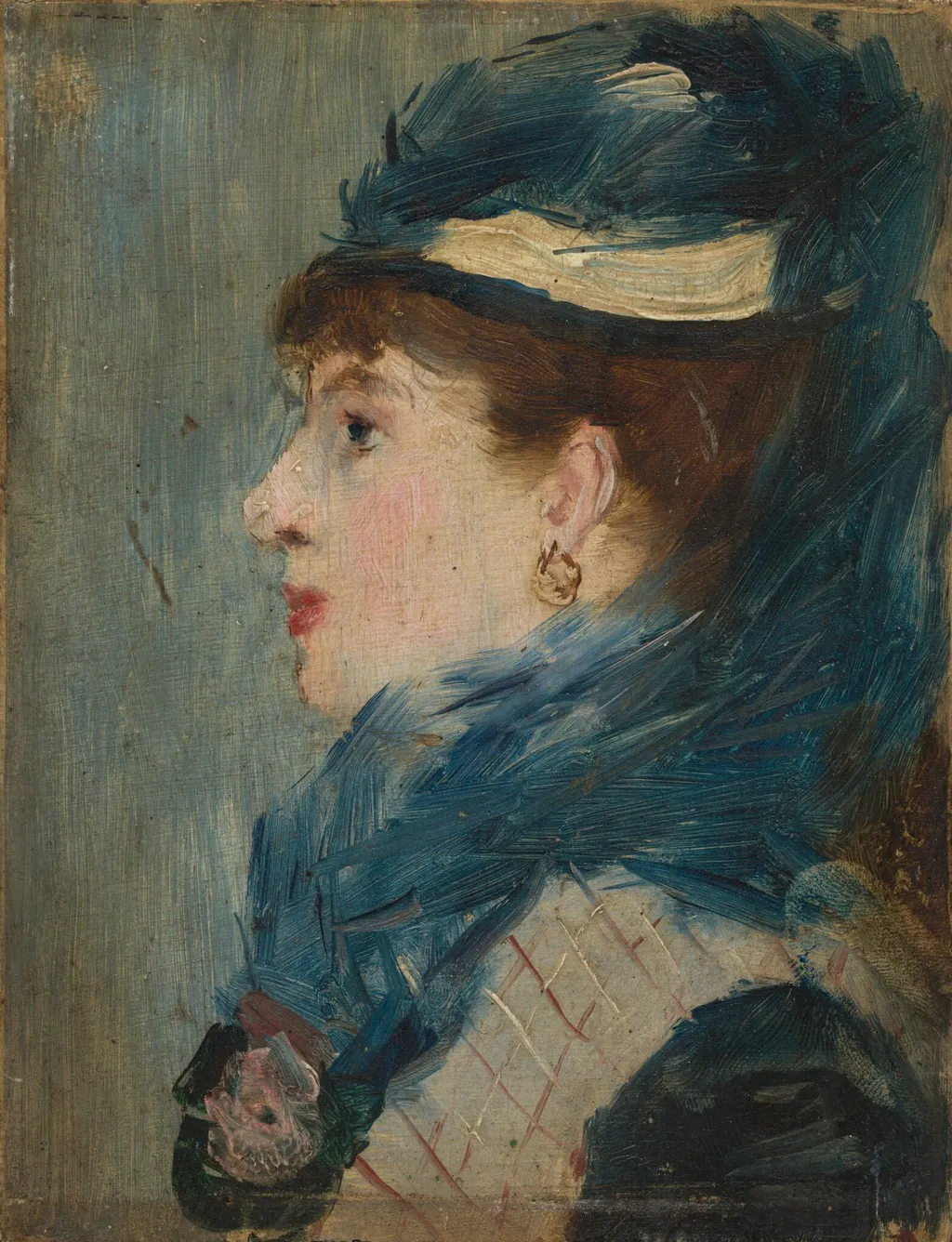 Portrait of a Lady, by Édouard Manet, oil, 1879